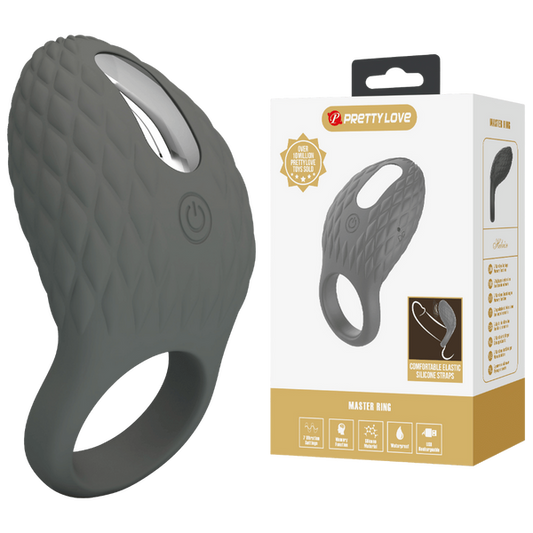 Pretty Love Helious - Vibrating Master Ring 7 Function Silicone Rechargeable