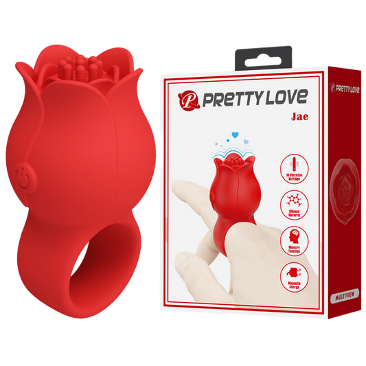 Pretty Love Jae - Rose Finger Vibe 10 Modes Rechargeable