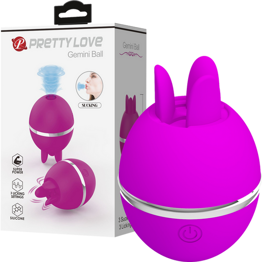 Pretty Love Gemini Ball 3 Pulsating Licking Modes Innovative Pulsation Function Rechargeable