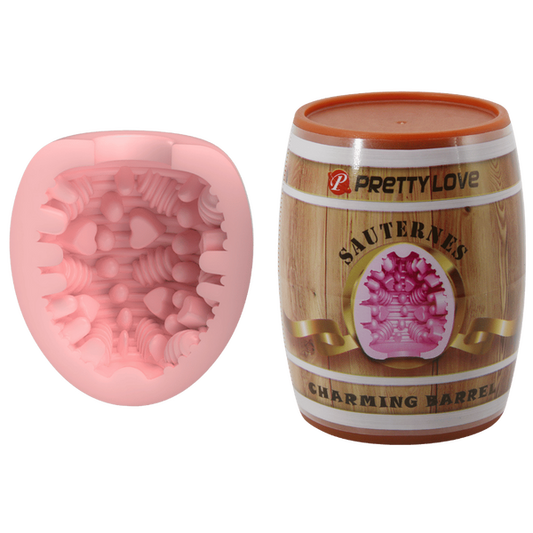 Pretty Love Charming Barrel Masturbator - Sauternes Realistic TPR Material
