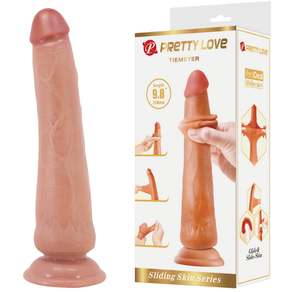 Pretty Love Tiemeyer Large Dildo with Suction Cup plus Vertebrae Core 9.8"