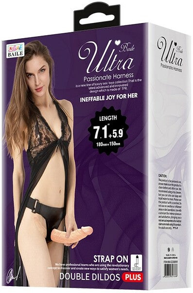 Pretty Love Ultra Passionate Harness - Double Ended Strap On