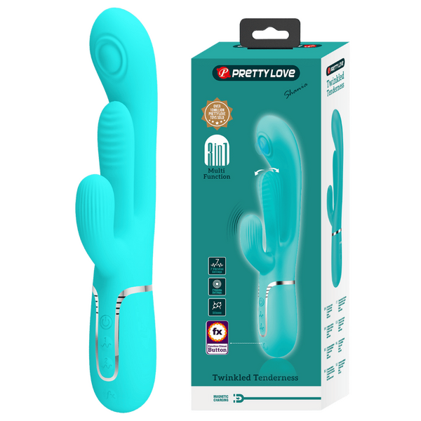 Pretty Love Shania 4 in 1 Multi-Function Vibrator 7 Thumping Vibration Settings Rechargeable