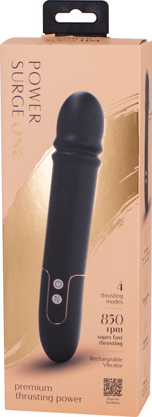 Seven Creations Power Surge One Vibrator 4 Powerful Thrusting Modes Rechargeable