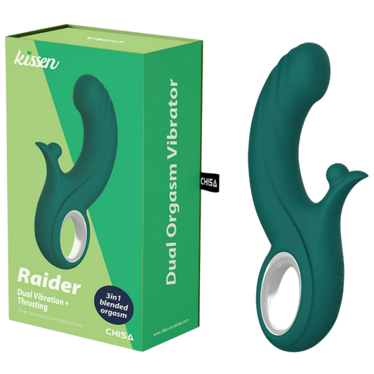 LaViva Green Hornet Thrusting Vibrator 7 Thrust 10 Knocking Modes Rechargeable