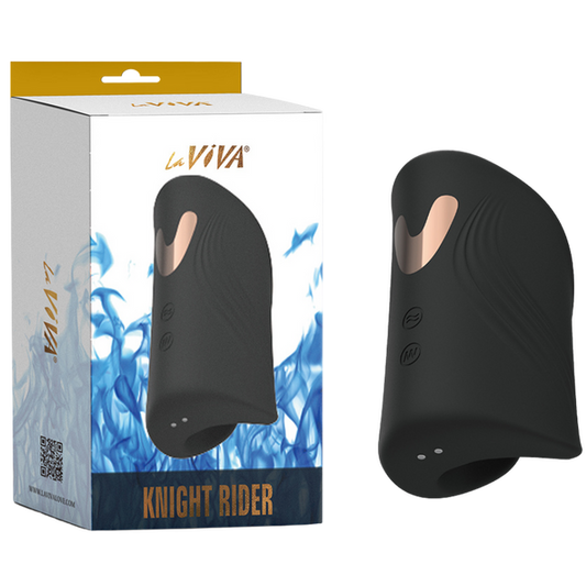 LaViva Knight Rider Sheath 5 Vibrating 5 Tapping Modes Rechargeable