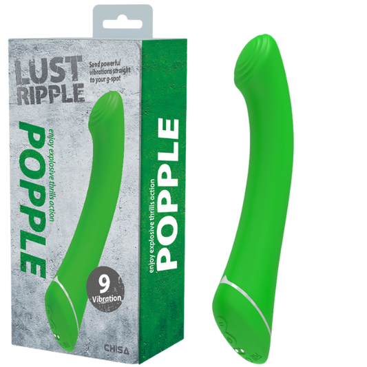 LaViva Lust Ripple Popple G-Spot Massager 9 Vibrating Modes Rechargeable