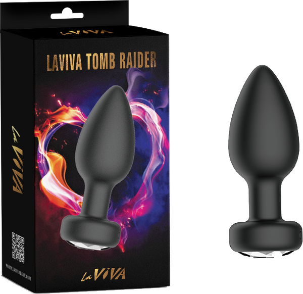 LaViva Tomb Raider Butt Plug 10 Vibration Modes App Control Rechargeable