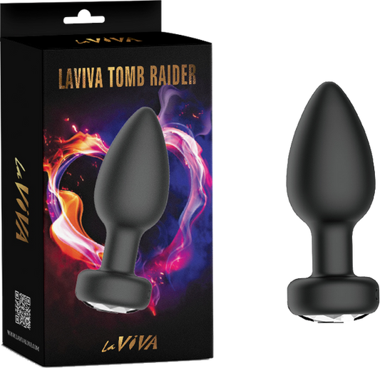 LaViva Tomb Raider Butt Plug 10 Vibration Modes App Control Rechargeable