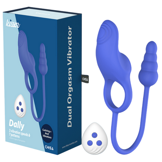 Chisa Dally Dual Orgasm Vibrator 10 Vibration Double Motor Waterproof Rechargeable