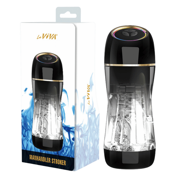 LaViva Manhandler Stroker 10 Vibration 10 Suction Plus Burst Modes Rechargeable
