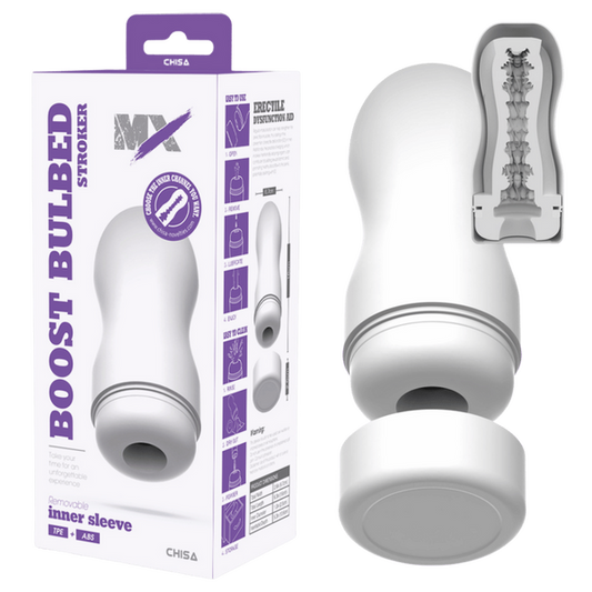 Chisa Boost Bulbed Stroker Super-Soft Sucking Phthalate-Free Latex Free