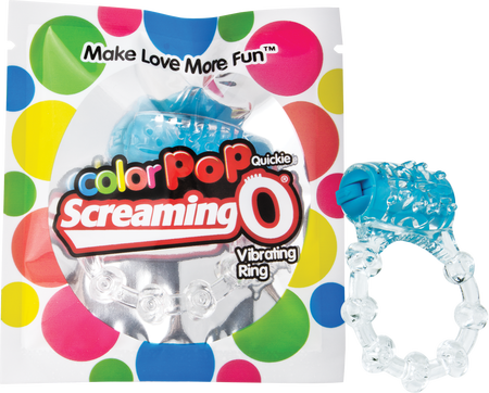 Screaming O Colorpop Quickie Vibrating Ring Powerful 13,5000 RPM Motor Disposable