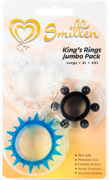 Smitten King's Rings Jumbo Pack 3-Pack