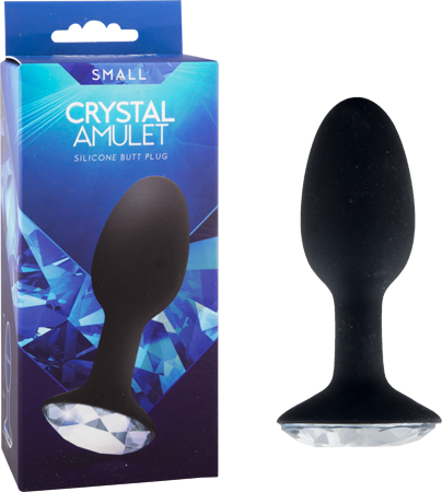 Seven Creations Crystal Amulet Silicone Buttplug - Small