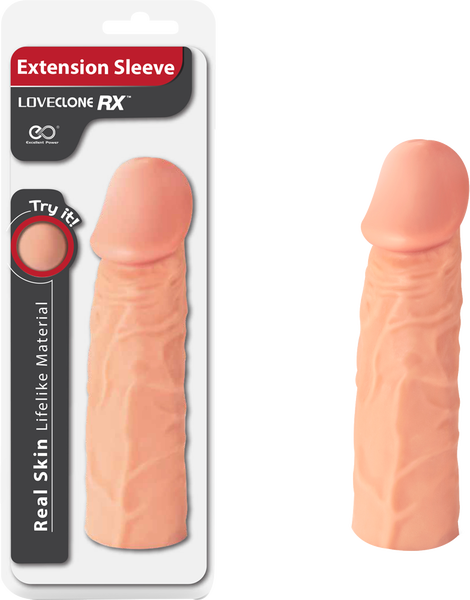 Excellent Power LoveClone RX Extension Sleeve 7" (Flesh)
