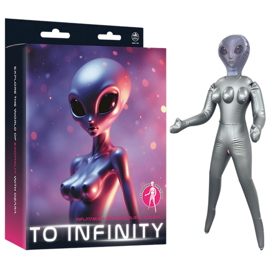 Excellent Power Inflatable 3-Breasted Alien Love Doll - 153 cm tall