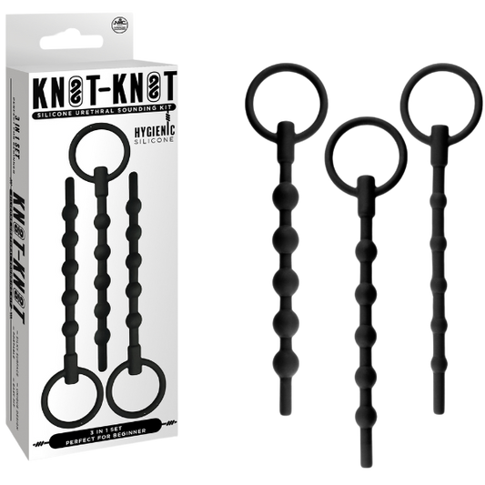 Excellent Power Silicone Urethal Sounding Kit - Ribbed