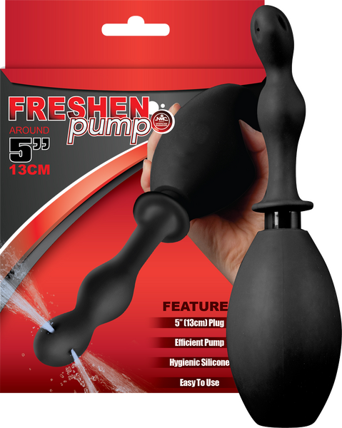 Excellent Power Freshen Pump Anal Douche (Black)