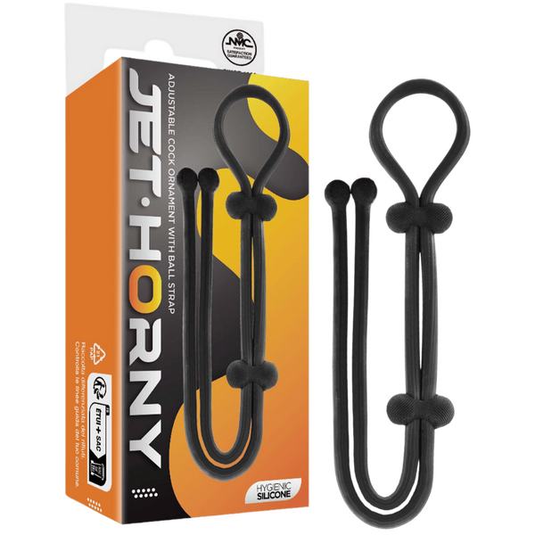 Excellent Power Adjustable Cock Ring with Ball Strap