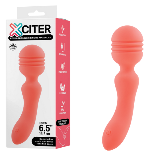 Excellent Power Exciter - Rechargeable Silicone Wand Massager