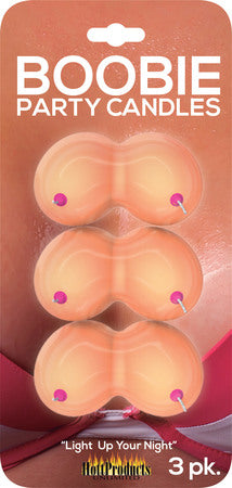 Hott Products Unlimited Boobie Party Candles 3 Pairs