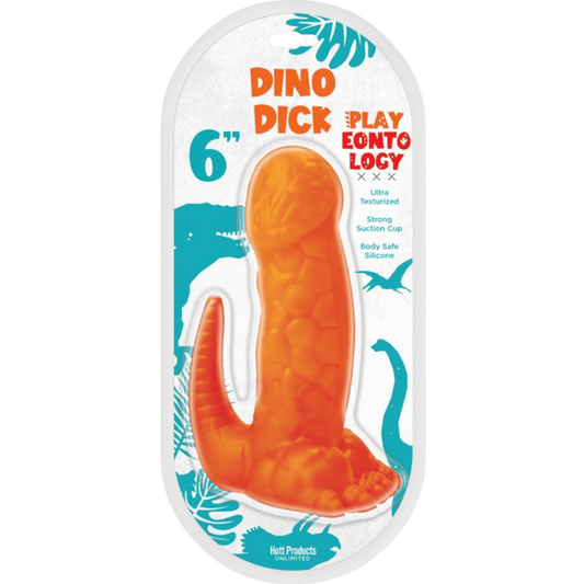 Hott Products Unlimited Dino Dick Dildo 6" Suction Cup Base