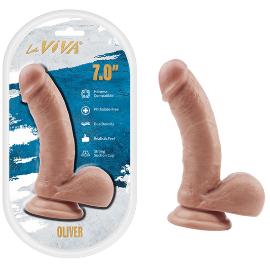 LaViva Oliver Harness Compatible Dual Density Realistic Feel Strong Suction Cup 7"