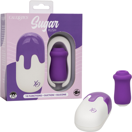 Sugar Rush 10 Intense Suction Vibration Pulsation & Escalation Functions Rechargeable