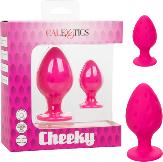 Cheeky™ Anal Plugs - 2 Sizes Individually Textured Butt Plugs