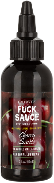 FUCK Sauce Flavored Water-Based Personal Lubricant - Cherry 2fl.oz
