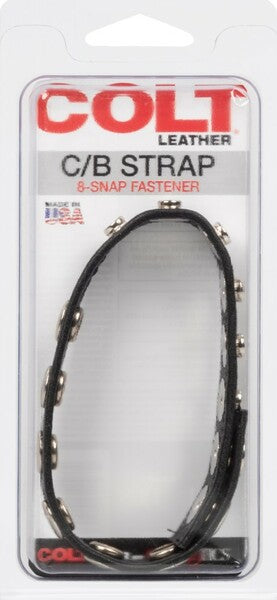 COLT Leather C/B Strap 8-Snap Fastener