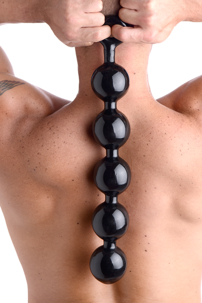Xr Brands Black Baller Anal Beads