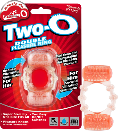 Screaming O Two-O Dual-Motor Disposable Pleasure Ring